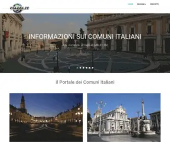 Piazze.it(Il portale dei Comuni Italiani) Screenshot