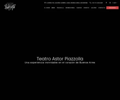 Piazzollatango.com(Piazzolla Tango) Screenshot