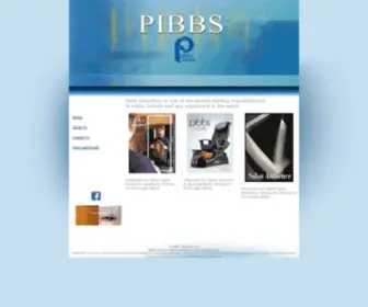 Pibbs.com(Pibbs Industries) Screenshot