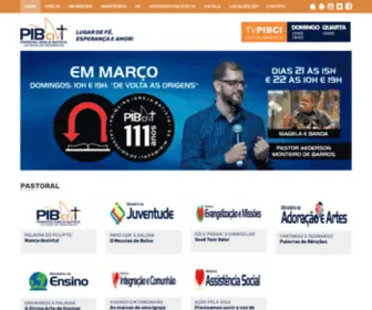 Pibci.org.br(Primeira Igreja Batista de Cachoeiro de Itapemirim) Screenshot