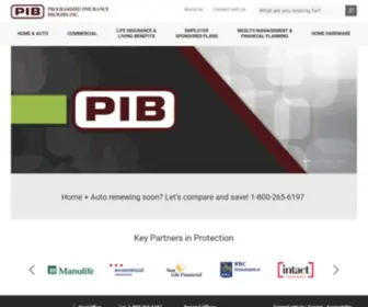 Pib.com(Programmed Insurance Brokers Inc) Screenshot