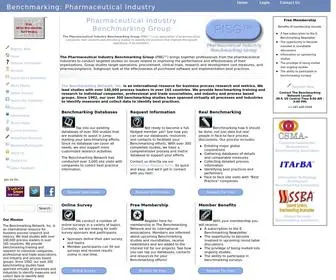 Pibg.org(Pharmaceutical Industry Benchmarking Group) Screenshot