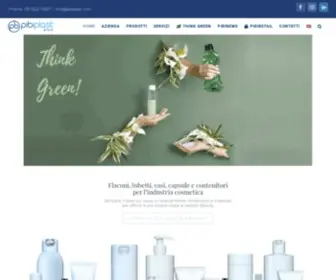 Pibiplast.com(La gamma completa di packaging skincare e cosmetica) Screenshot