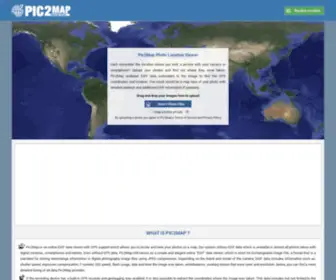 Pic2Map.com(Photo Location & Online EXIF Data Viewer) Screenshot