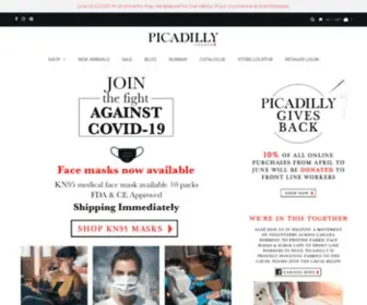 Picadillyfashions.com(Picadilly Canada) Screenshot