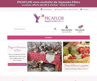 Picaflor-Decoration.fr(Nappe et décoration alsacienne) Screenshot