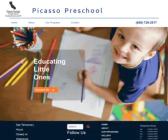 Picassopreschool.org(Home Picasso Preschool) Screenshot