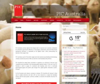 Picaustralia.com.au(Never Stop Improving) Screenshot