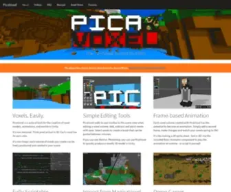 Picavoxel.com(The tiny voxel toolset for Unity) Screenshot