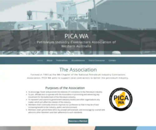 Picawa.org.au(PICA WA) Screenshot