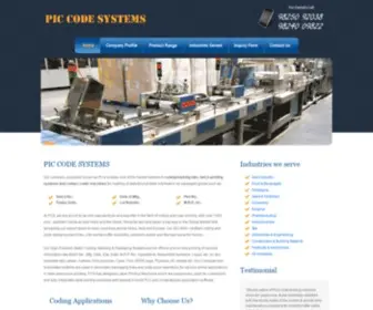 Piccode.com(Batch Coding and Coding machines) Screenshot