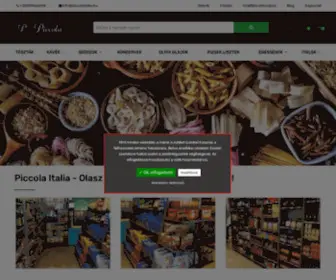 Piccolaitalia.hu(Piccola) Screenshot