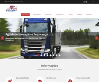 Piccolitransportes.com.br(Piccoli Transportes) Screenshot