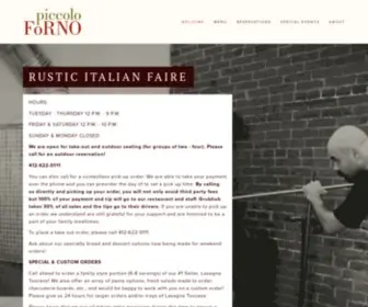 Piccolo-Forno.com(Piccolo Forno) Screenshot