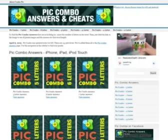 Piccomboanswers.com(Pic Combo Answers) Screenshot