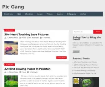 PicGang.com(Library of HD Information Pictures) Screenshot