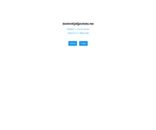 Picheta.me(Dominik Picheta) Screenshot