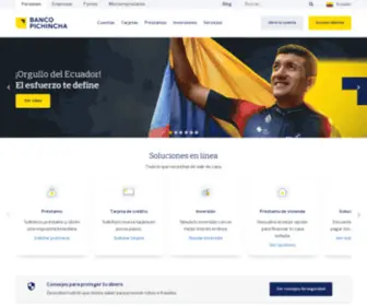 Pichincha.com(Banco Pichincha) Screenshot