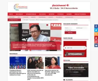 Pichinchacomunicaciones.com.ec(Radio Pichincha) Screenshot