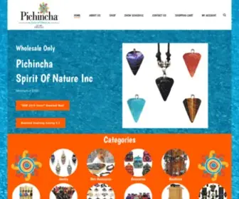 Pichinchagifts.com(Pichincha Gifts Wholesale Miami Florida handmade jewelry spirit of nature) Screenshot