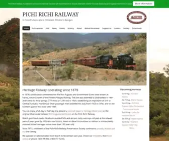 Pichirichirailway.org.au(The Pichi Richi Railway) Screenshot