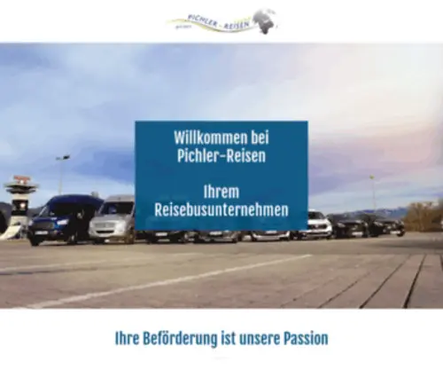 Pichler-Reisen.at(Reisebusunternehmen, Krankentransport, Reisen) Screenshot