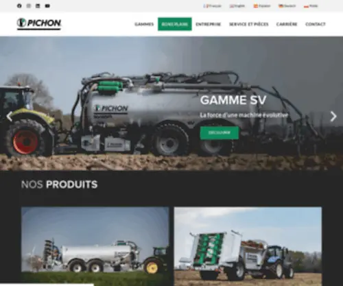 Pichonindustries.fr(Pichon Industries) Screenshot