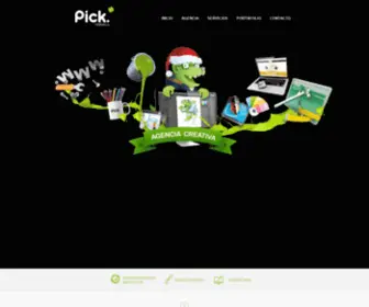 Pick.com.mx(Agencia de diseño) Screenshot