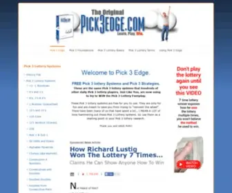 Pick3Edge.com(Pick 3) Screenshot