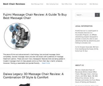 Pickachair.com(Best Chair Reviews) Screenshot