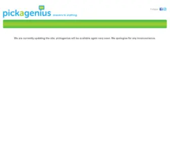 Pickagenius.com(Pickagenius) Screenshot