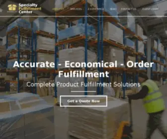 Pickandship.com(Order Fulfillment Center Specializing in E) Screenshot