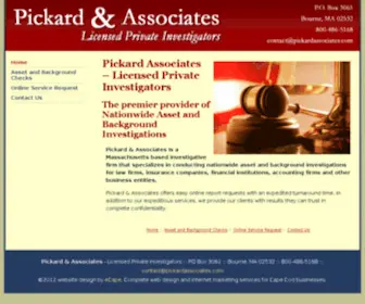 Pickardassociates.com(Cape Cod) Screenshot