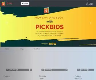 Pickbids.com(Reach Redeem Repeat) Screenshot