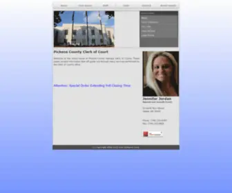 Pickensclerkofcourt.com(Pickens County Clerk of Court) Screenshot