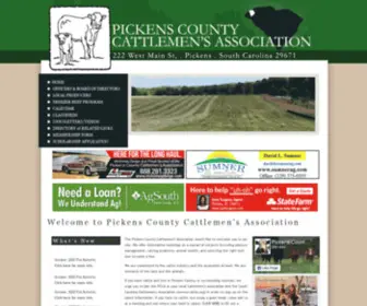Pickenscountycattle.com(Picken's County Cattlemen's Association) Screenshot