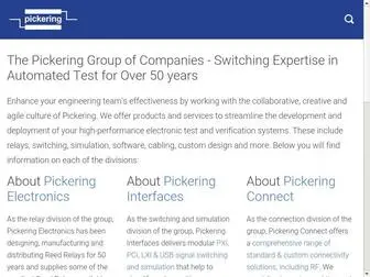 Pickering-Group.com(Pickering Group) Screenshot