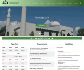 Pickeringislamiccentre.com(Pickering Islamic Centre) Screenshot