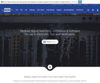 Pickeringtest.com(PXI) Screenshot