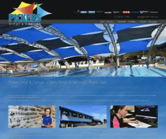 Pickers.net.au(Shade Sails Cairns) Screenshot