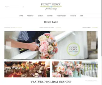 Picketfenceflowers.com(Picket Fence) Screenshot