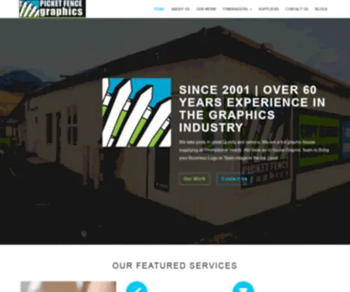 Picketfencegraphics.ca(Picket Fence Graphics) Screenshot