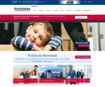 Pickfords.co.za(Furniture Removals Company) Screenshot