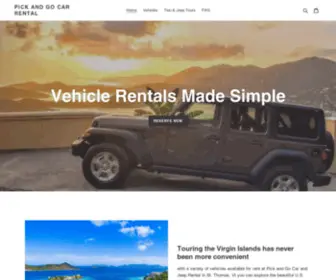 Pickgorental.com(Pick and Go Car Rental) Screenshot