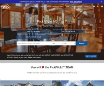 Pickivickihomes.com(PickiVicki Homes) Screenshot