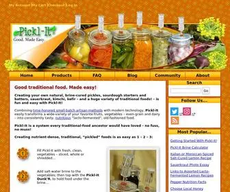 Pickl-IT.com(The Original Anaerobic Fermenting Jar) Screenshot