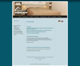 Picklapp.de(Ferienwohnung Hamburg Ferienhaus Hamburg Gästehaus Picklapp Hamburg) Screenshot