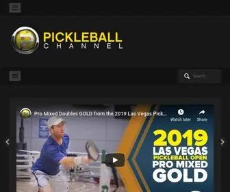 Pickleballchannel.com(Pickleball Channel) Screenshot