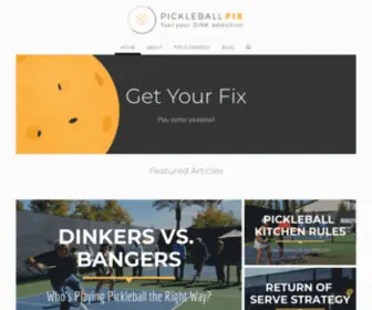 Pickleballfix.com(Pickleball Fix) Screenshot