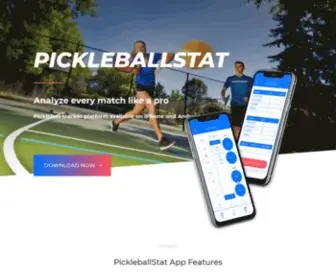 Pickleballstat.com(Pickleball Stat) Screenshot